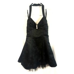 Roberta Womens Cocktail Little Blavk Dress Sz 5/6